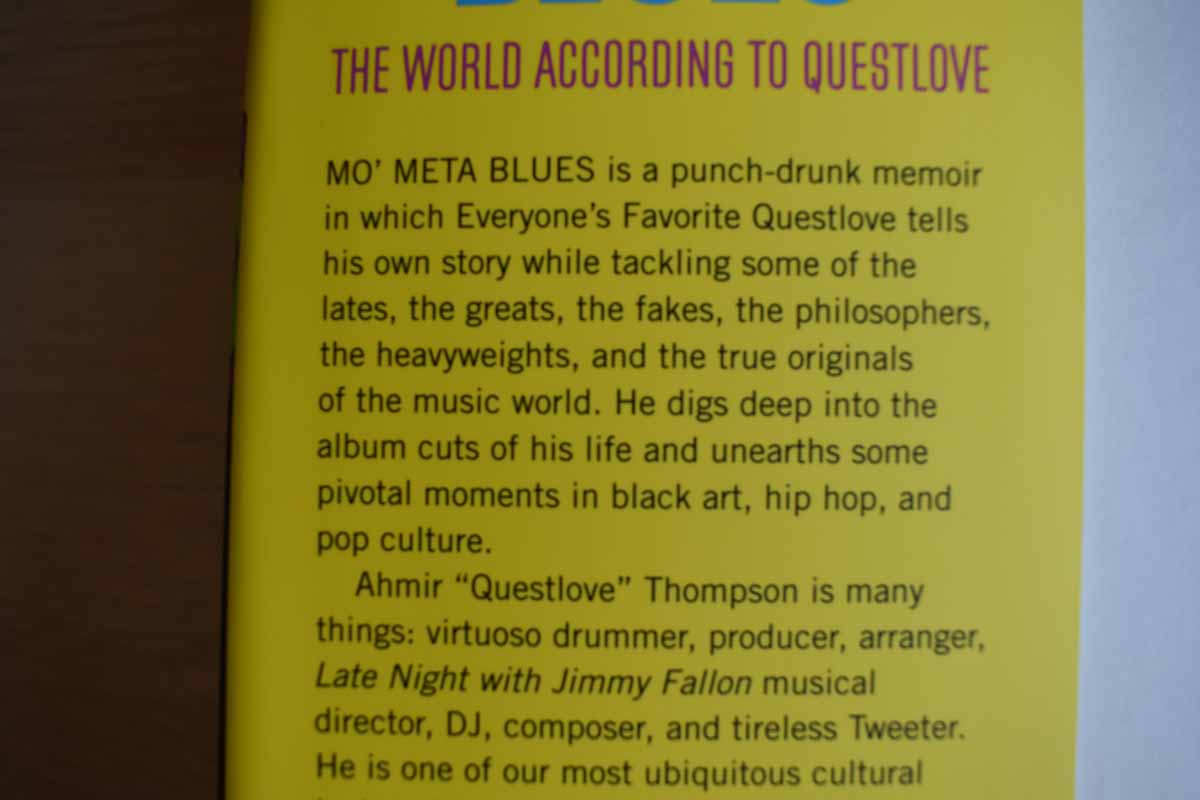 Mo' Meta Blues by Ahmir "Questlove" Thompson and Ben Greenman