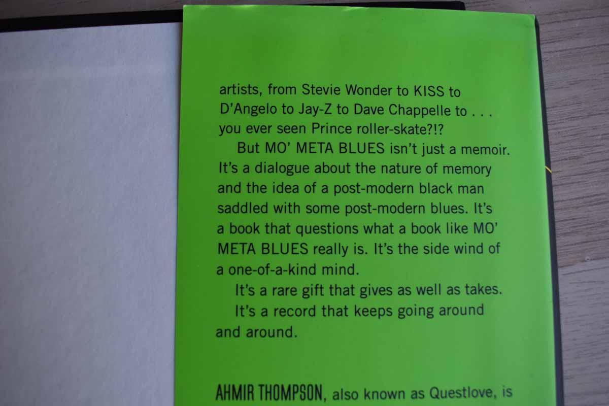 Mo' Meta Blues by Ahmir "Questlove" Thompson and Ben Greenman