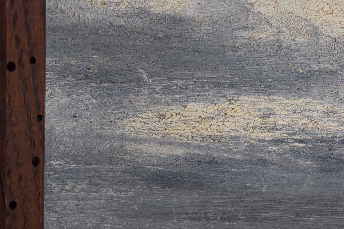 Original Signed Painting of a Dark and Moody Ocean