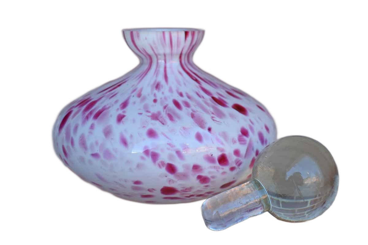 Art Glass Perfume or Oil Decanter
