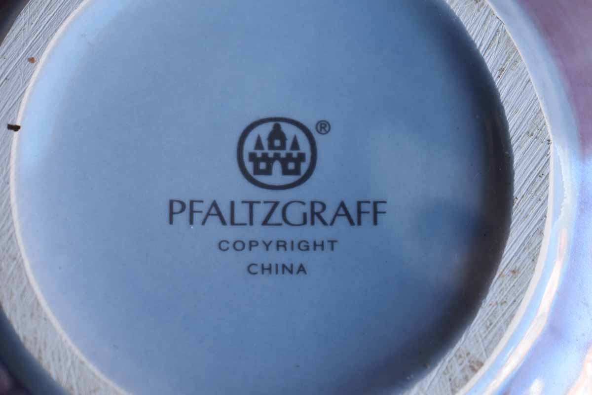 Pfaltzgraff (Pennsylvania, USA) Winter Frost 2-Piece Candle Holder