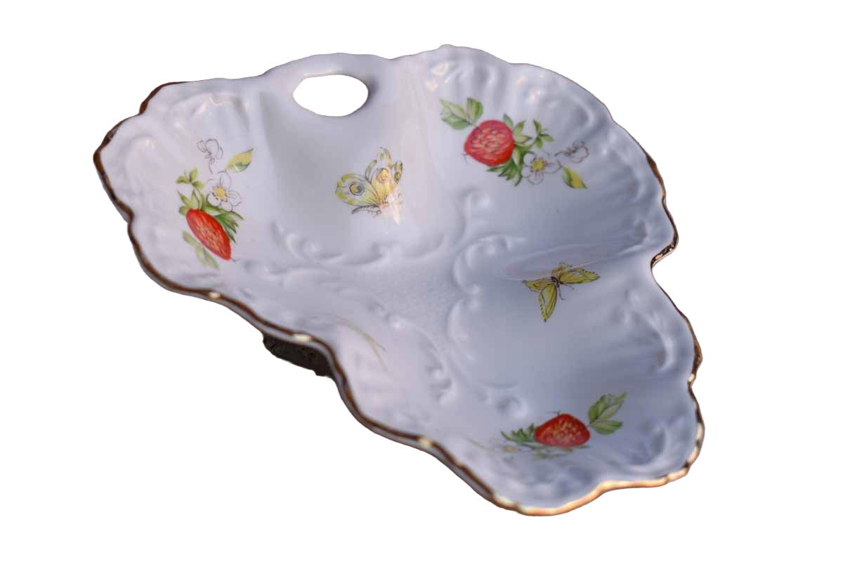 Rosina-Queen's China Co. Ltd. (England) Virginia Strawberry Candy or Nut Dish