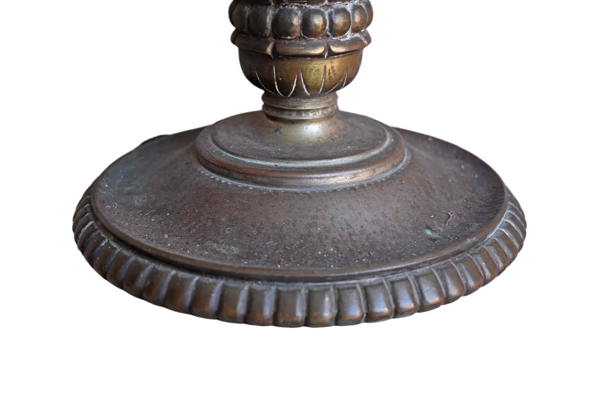 Heavy VERY OLD Bronze Lamp (Pickup Only)