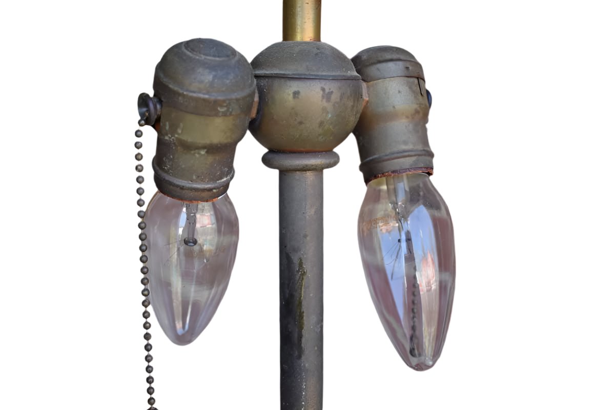 Heavy VERY OLD Bronze Lamp (Pickup Only)