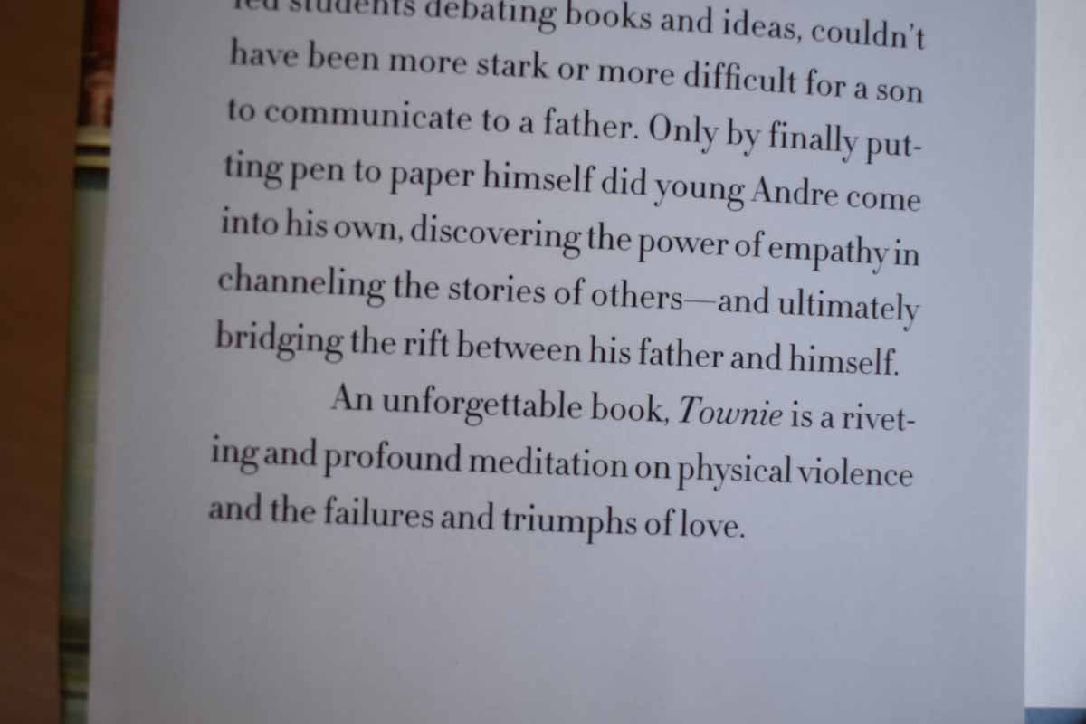 Townie: A Memoir by Andre Dubus III