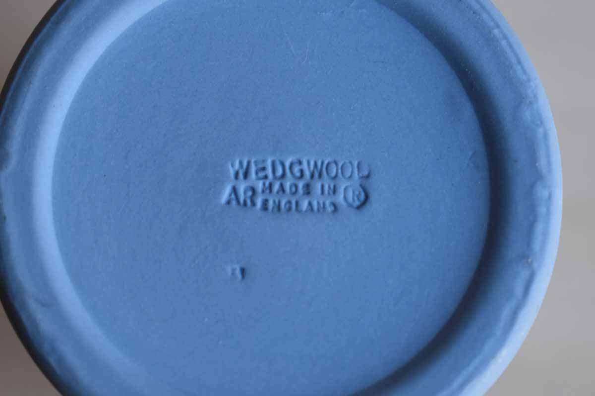 Wedgeood (England) Blue Jasperware Dancing Hours? Bud Vase