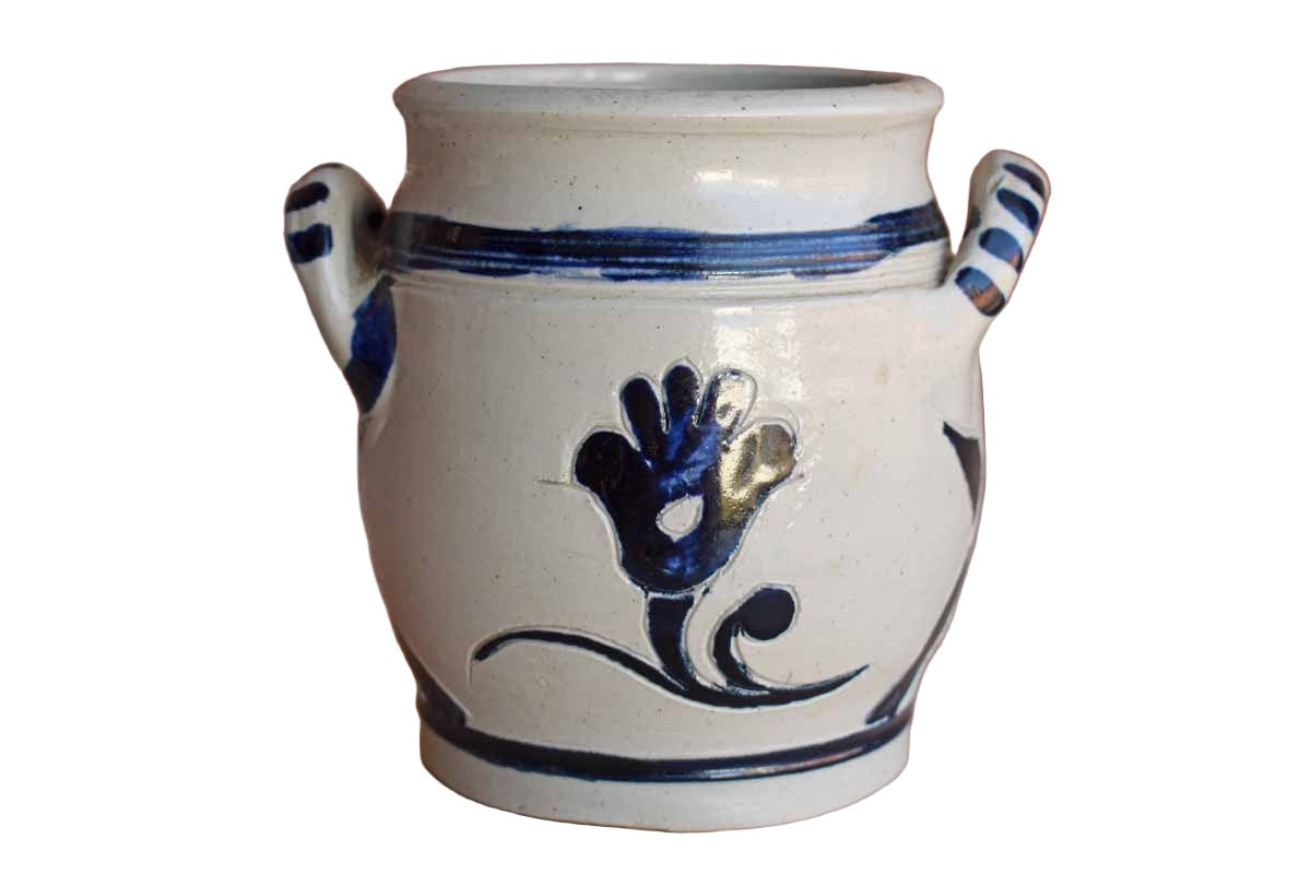 Williamsburg Restoration Pottery (Virginia, USA) Salt Glazed Vase or Pencil Cup