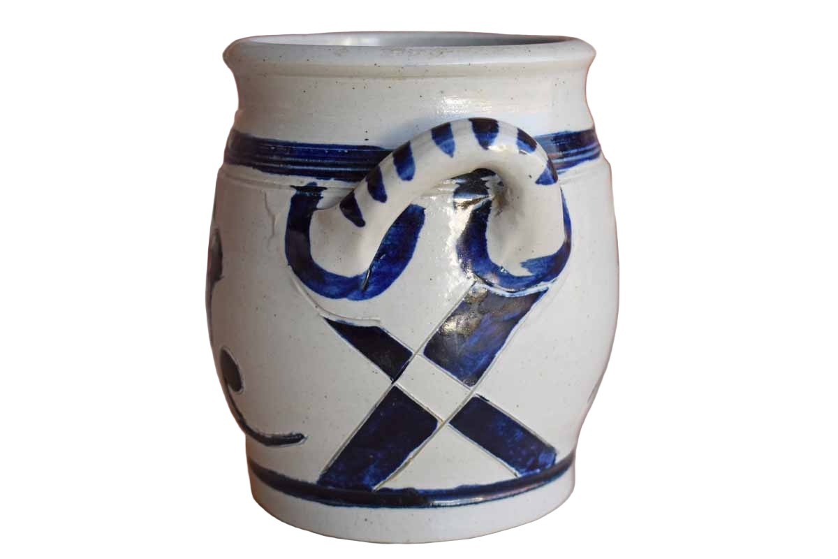 Williamsburg Restoration Pottery (Virginia, USA) Salt Glazed Vase or Pencil Cup