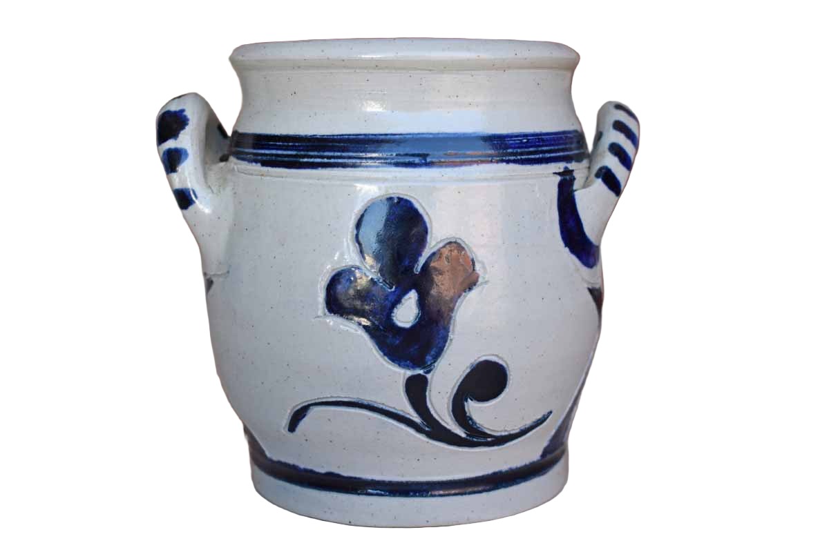 Williamsburg Restoration Pottery (Virginia, USA) Salt Glazed Vase or Pencil Cup