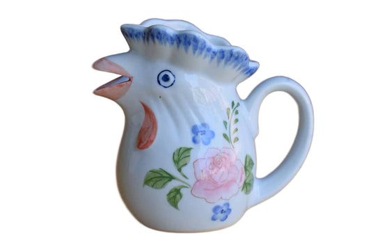 Andrea by Sadek Ceramic Rooster Pitcher