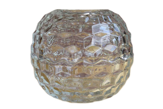 Fostoria Glass Company (West Virginia, USA) American Clear Glass Votive Holder with Lid