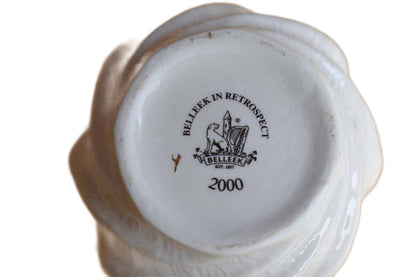 Belleek in Retrospect (Ireland) 2000 Small Porcelain Textured Cup