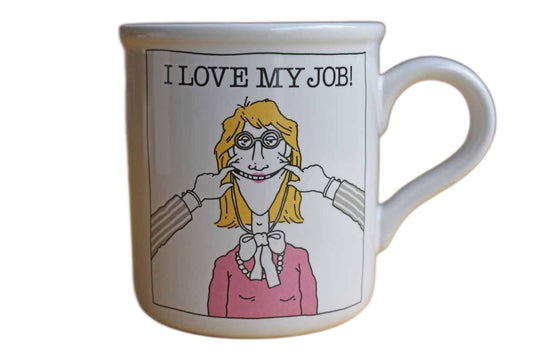 American Greetings Corp. (Ohio, USA) "I Love My Job!" Ceramic Handled Mug