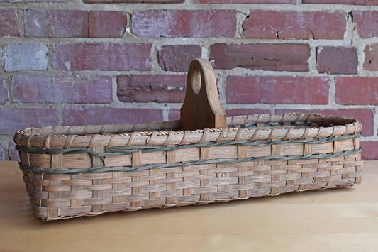 Handmade Long Handled Basket by Robin M. Godonis (Pickup or Special Delivery)