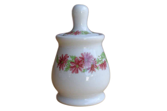 Syracuse China (New York, USA) Little Jelly or Honey Jar with Dipper