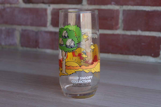 Camp Snoopy Collection "Morning People Are Hard to Love" Drinking Glass