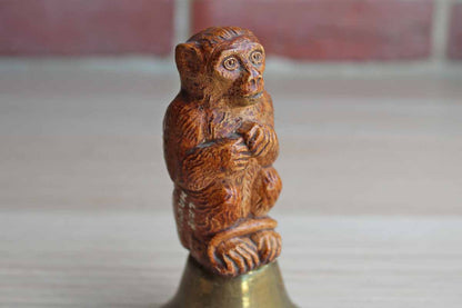 Souvenir Brass Monkey Bell from Lake Harmony Pennsylvania