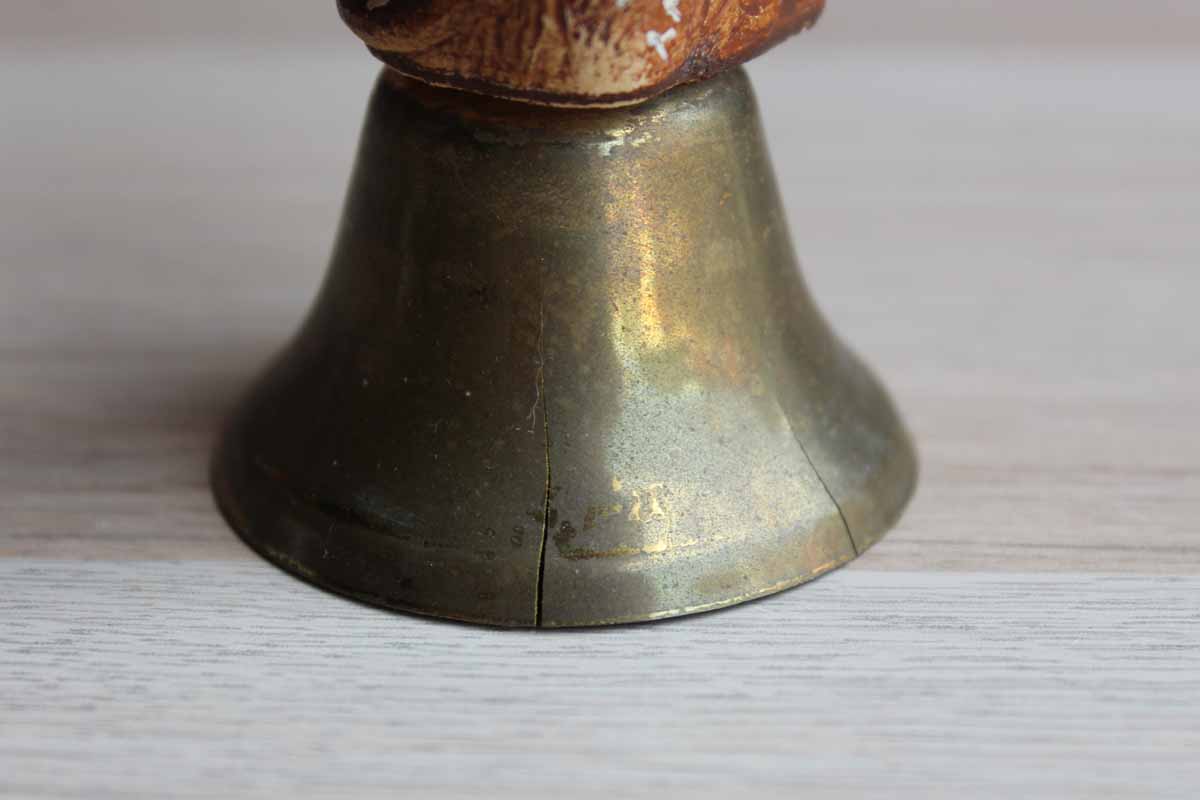 Souvenir Brass Monkey Bell from Lake Harmony Pennsylvania