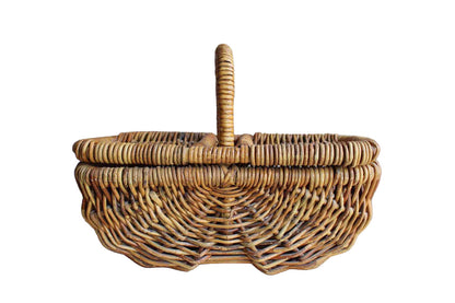 Ribbed Fanny Basket with Lid (Pickup Only)