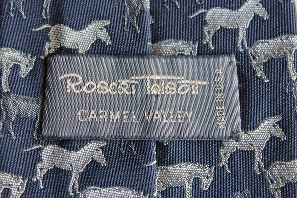 Robert Talbott (California, USA) Silk Necktie Decorated with Donkeys