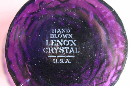 Lenox (USA) Impromptu Lavender Champagne or Sherbet Stemmed Glasses, Set of 7