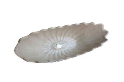 Shawnee Pottery Company (Ohio, USA) Fernware White Striated Planter