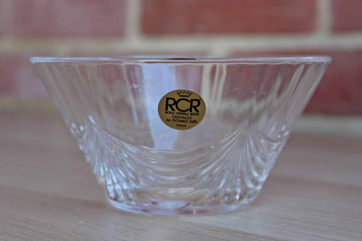 RCR / Royal Crystal Rock italy Crystal Champagne Coupe 
