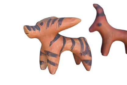 Little Clay Animal Figurines, Set of 5