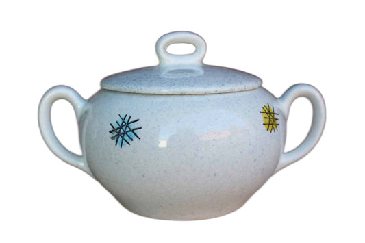 Faienceries Francaises (France) Moderne Porcelain Sugar Bowl