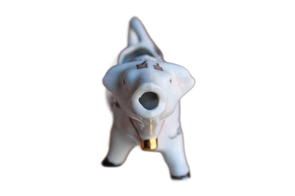 Ceramic Cow Creamer with Sweet Handpainted Images