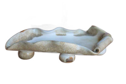 Organically-Shaped Handmade Footed Trinket Dish