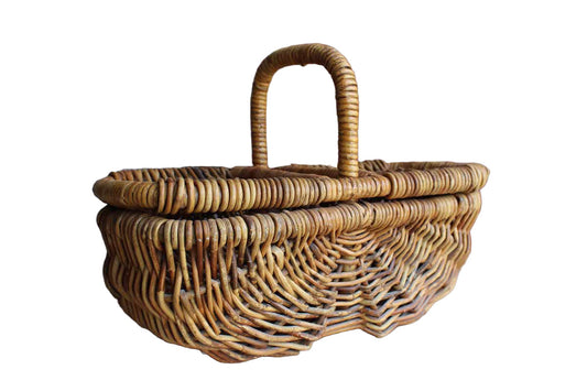 Ribbed Fanny Basket with Lid (Pickup Only)