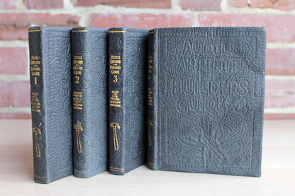 Audels Carpenters and Buildings Guides Volumes 1-4