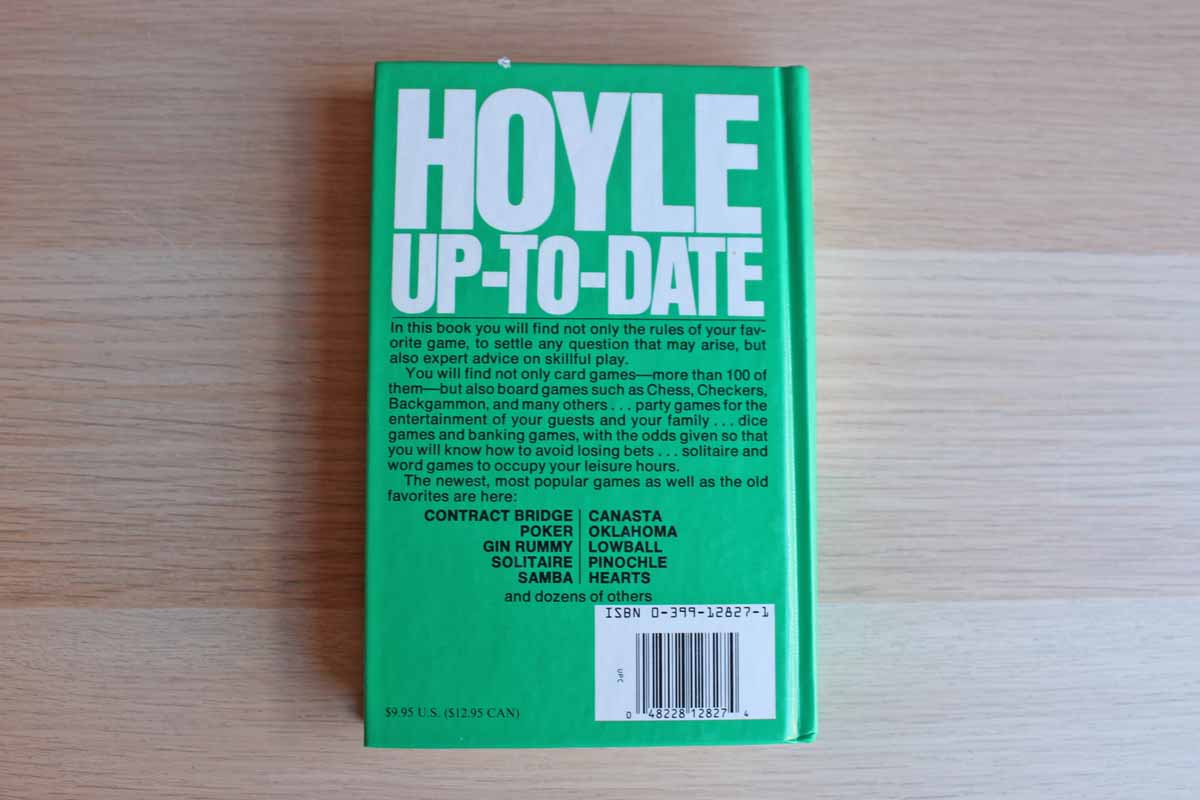 Hoyle Up-To-Date Official Rules for All Important Games Edited by Albert H. Morehead and Geoffrey Mott-Smith
