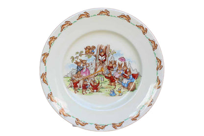 Royal Doulton (England) Bunnykins "The Duet" Luncheon Plate