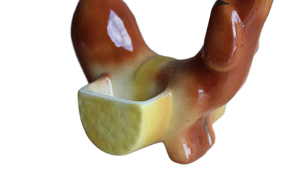 A.L. Hirsch Pottery Dachshund Dresser Caddy or Planter