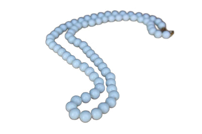 Monet (New York, USA) Single Strand White Glass Bead Necklace