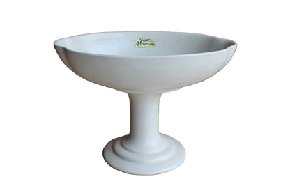Royal Haeger Potteries (Illinois, USA) Flower-Ware Matte White Pedestal Planter