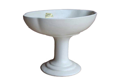 Royal Haeger Potteries (Illinois, USA) Flower-Ware Matte White Pedestal Planter