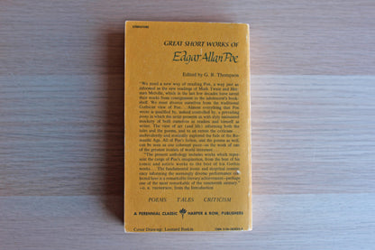 Great Short Works of Edgar Allan Poe Edited by G.R. Thompson