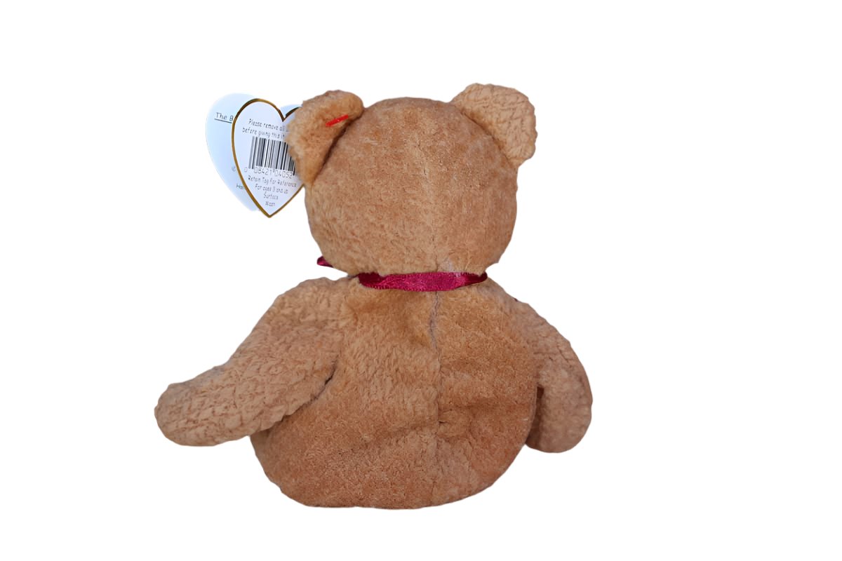 Ty Inc. Illinois USA 1996 Curly the Bear Beanie Baby The