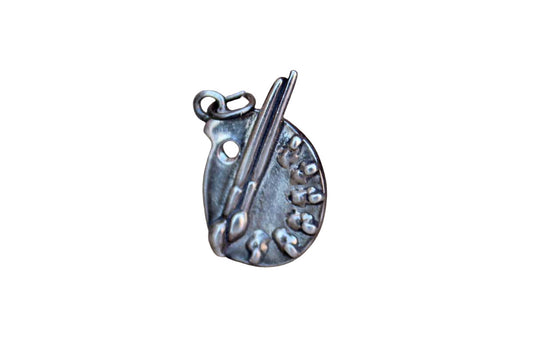 Sterling Silver Paint Palette Charm