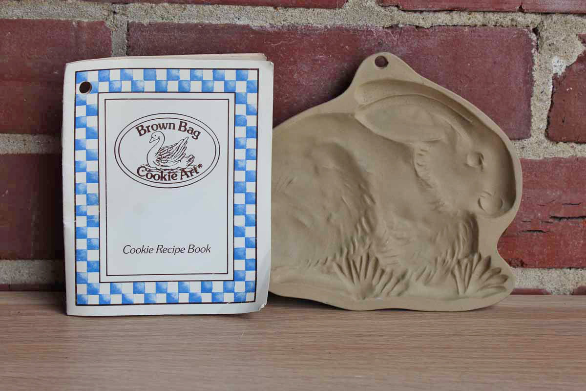 Brown Bag Cookie Art (New Hampshire, USA) Stoneware Cookie Mold of a R –  The Standing Rabbit