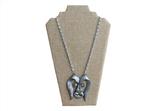 Aluminum Lion Necklace