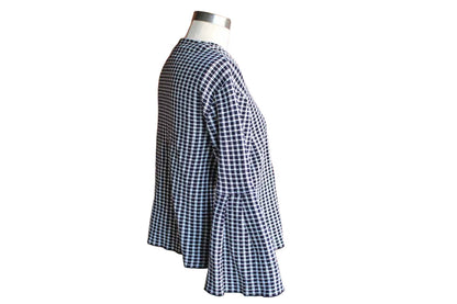 Jones New York Black and White Checkered Woman's Jacket, Size Medium