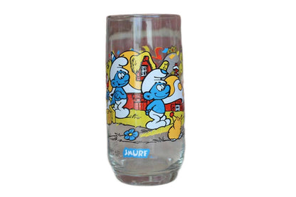 1982 Hardee's "Smurfette" Collectors Glass
