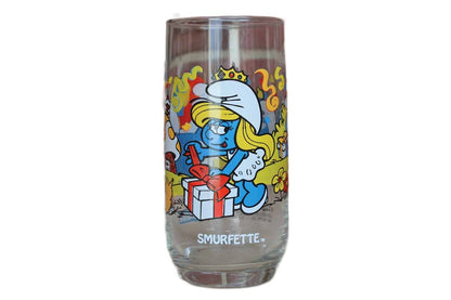 1982 Hardee's "Smurfette" Collectors Glass