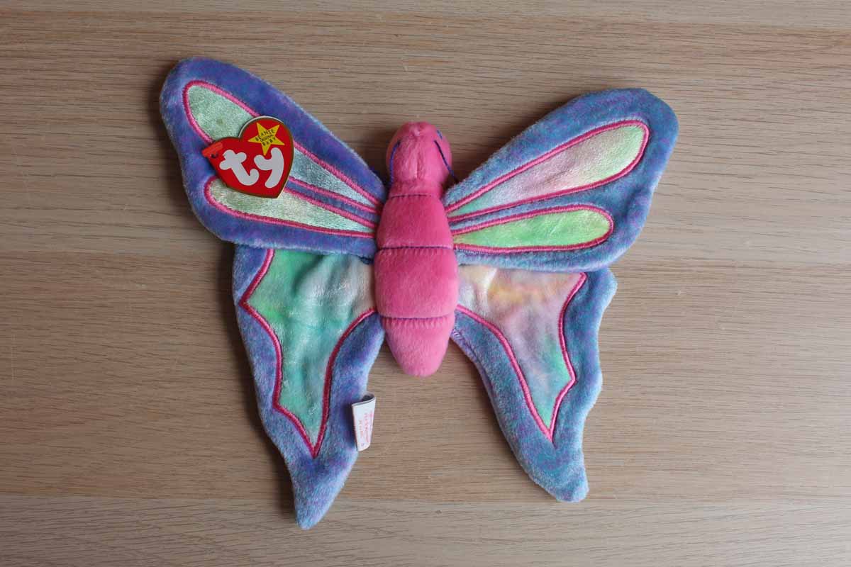 Ty Inc. (Illinois, USA) 1999 Flitter the Butterfly Beanie Baby