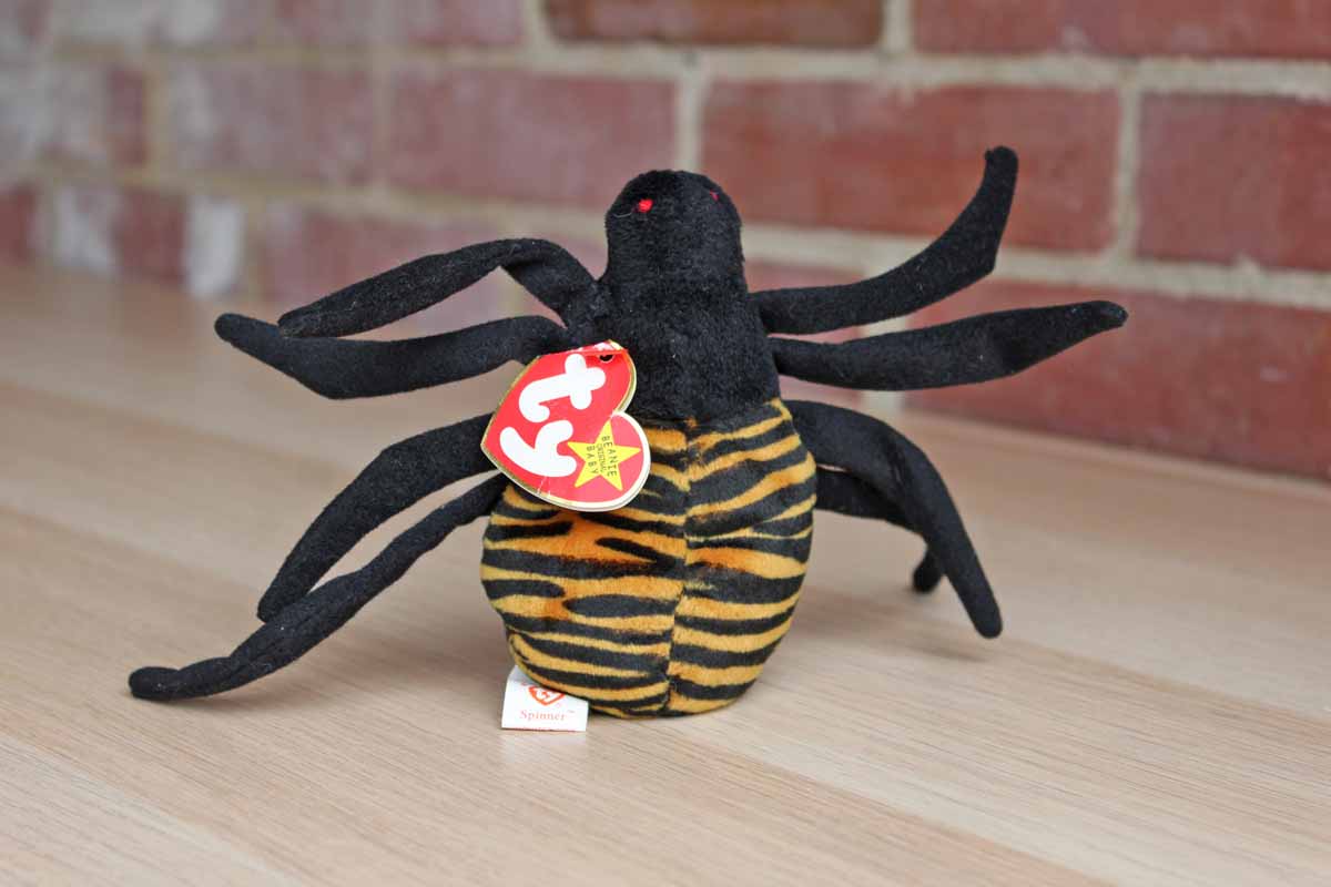 Ty Inc. (Illinois, USA) 1996 Spinner the Spider Beanie Baby