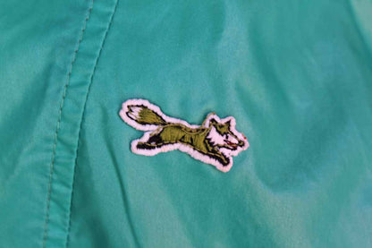 J.C. Penney The Fox Green Nylon Hooded Windbreaker, Extra-Large
